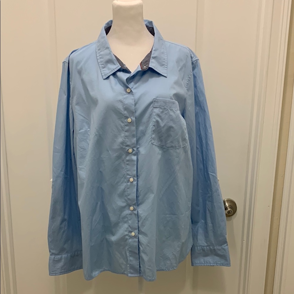 Tommy Hilfiger Blue Casual Button Down Shirt XL